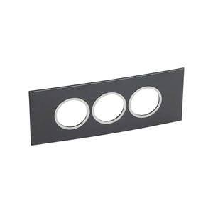 LEGRAND - Plate Arteor, BS, Round, 6 Modules, Graphite