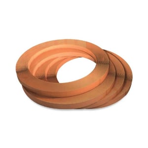 بحرة - شريط تأيض نحاس - مقاس 25x6 مم - 40 متر/اللفة