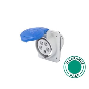 تصفية جويس - مقبس، 32 أمبير، 3P+E، 220 فولت، 10 درجات، فلوش، IP44