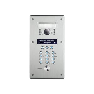 LEGRAND - Monobloc Digital Call Entrance Panel BTicino, Linea 300, 2 Wires, Inox Finish