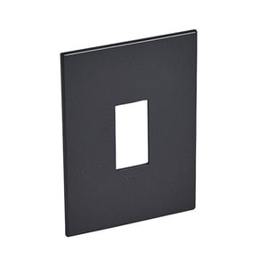 LEGRAND - Plate Arteor, Italian/US, 1 Module, Square, Vertical, 2"x4", Graphite