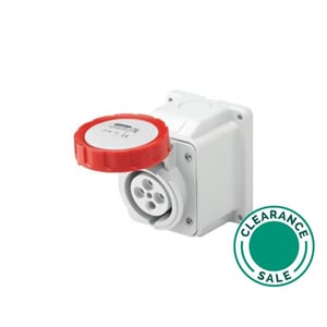 تصفية جويس - مقبس، 32 أمبير، 3P+N+E، 380 فولت، 10 درجات، سطحي، IP67