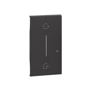 LEGRAND - Cover BTicino, Living Now, for Home/Away Wireless, 2 Modules, Black