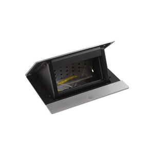 LEGRAND - Incara Pop-Up, 4 Modules, Brushed Aluminum, to Be Equipped, Furniture Integrated