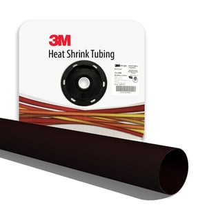 3M - Heat Shrink Thin-Wall Tubing, FP-301, 3/4 Inch x 50 Feet (15.24m) Spool, Black