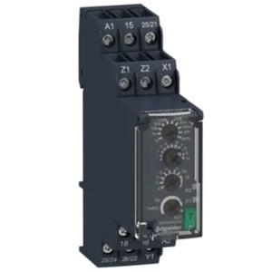 SCHNEIDER - Modular timing relay, 8 A, 2 CO, 0.05s…300h, multifunction, 24...240 V AC/DC
