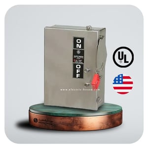 GENERAL ELECTRIC - Safety Switch, Non-Fusible 3 Poles 100A, 600V Nema 3R 