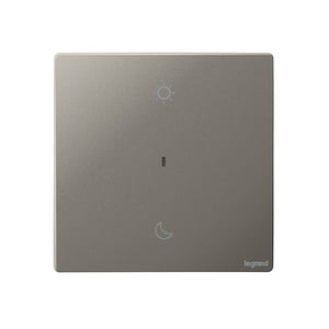LEGRAND - Wireless Remote Switch Mallia Senses, Wake Up/Sleep, Dark Silver