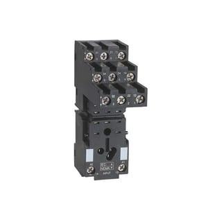 SCHNEIDER - Socket RXZ, Separate Contact, 10 A, < 250 V, Connector, For Relay RXM3