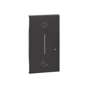 LEGRAND - Cover BTicino, Living Now, for Wake Up/Sleep Wireless, 2 Modules, Black