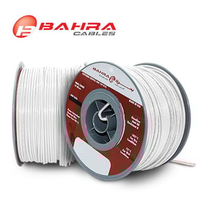 BAHRA CABLES - American Standard, THHN Wire, 8 AWG, 600V, White