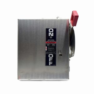 GENERAL ELECTRIC - Safety Switch, Non-Fusible Heavy Duty 3 Poles 60A, 600V Nema 4/4x, Stainless