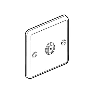 LEGRAND - Cord Outlet Synergy Authentic, 1 Gang, Glossy Gold