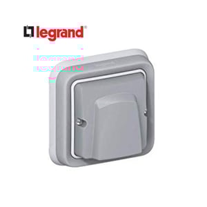 LEGRAND - Cable Outlet w/ Cable Grip, IP55 Ik08, Gray 