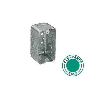 تصفية ستيل سيتي - صندوق فائدة، 4x2 1/8 بوصة، 2 1/8 بوصة عميقة، 3/4 بوصة KO