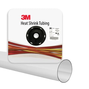 3M - Heat Shrink Thin-Wall Tubing, FP-301, 2 Inch x 50 Feet (15.24m) Spool, Clear