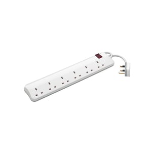 LEGRAND - British Standard Multi-Outlet Extension, 6x2P+E, 3m Cord