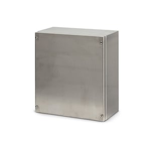 SCAME - Enclosure, Surface Mounting, 300x400x150mm, IP66, Component Grey, Stainless Steel [AISI316L], Silicone