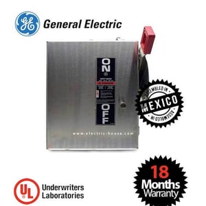 GENERAL ELECTRIC - Safety Switch, Non-Fusible 3 Poles 600A, 600V Nema 4/4x, Stainless