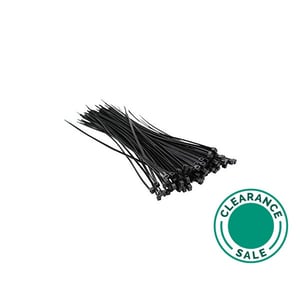 تصفية ي.ي كابل أكسسريس - مربط أسلاك، أسود، 300x3.6 مم، 100 قطعة/باكت