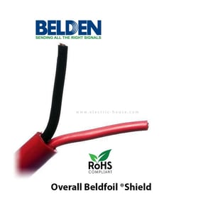 بلدن - كيبل تحكم - 2 خط - مقاس 14AWG - لون أحمر - 305 متر/اللفة - FIRE PROTECTIVE SIGNAL, SCU/PVC/PVC