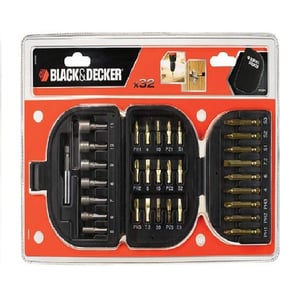 بلاك اند ديكر - طقم مفكات - 32 قطعة