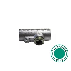 تصفية او زي جدني - تركيبة مانعة للتسرب، أنثى/أنثى، رأسي/أفقي، حديد طيع، مضاد للانفجار، 1 بوصة