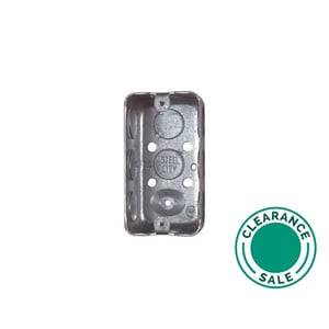 تصفية ستيل سيتي - صندوق فائدة، 4x2 1/8 بوصة، 2 1/8 بوصة عميقة، 1/2 بوصة KO