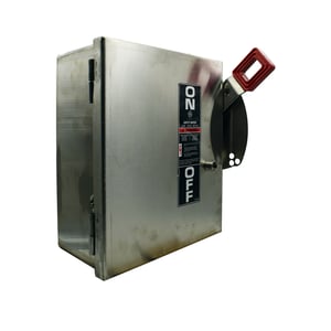 GENERAL ELECTRIC - Safety Switch, Non-Fusible, 3 Poles 200A, 240V Nema 3R