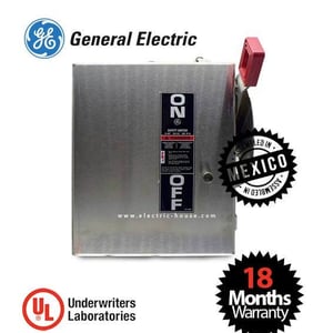 GENERAL ELECTRIC - Safety Switch, Non-Fusible 3 Poles 400A, 600V Nema 4/4x, Stainless