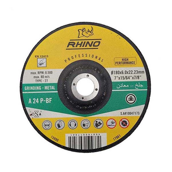 رينو - قرص مبرد معدني - 180 × 6.4 × 22.23 مم - 5 قطع - 2