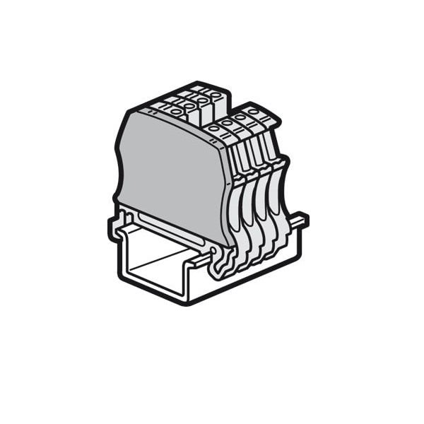 LEGRAND - End Cap Viking 3, For Screw Terminal Blocks 2 Entries / 2 Outlets - 2