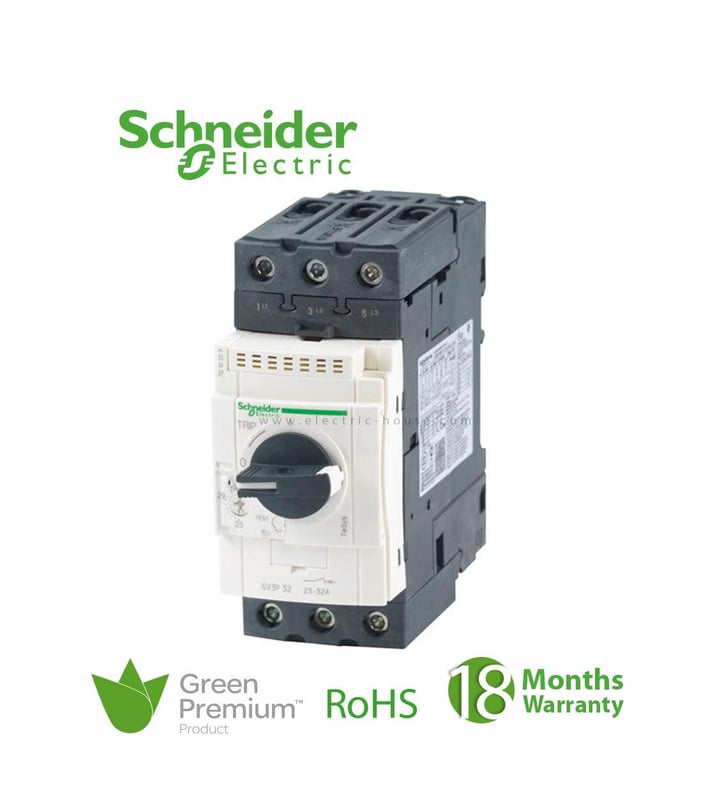 SCHNEIDER - Tesys GV3, Circuit Breaker, Thermal-Magnetic, 48-65A, Everlink Btr Connectors - 2