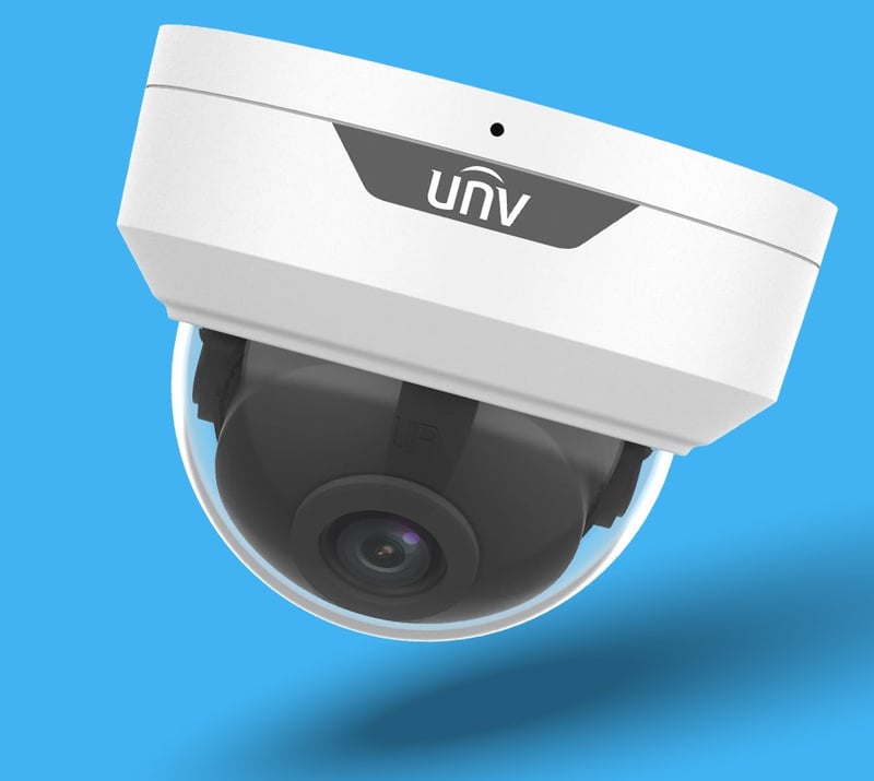 يونيفيو - كاميرا أنالوج قبة ثابتة 8 ميجابكسل مع IR من LightHunter - 3