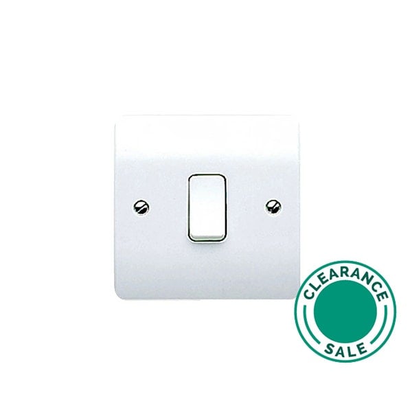 تصفية لوجيك - مفتاح، 20A، SP، 1G، ثنائي الاتجاه، أبيض، MK LOGIC - 2