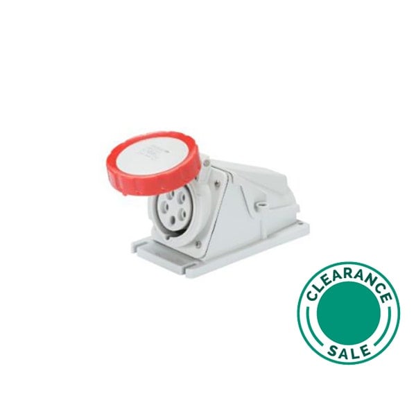 تصفية جويس - مقبس، 16 أمبير، 3P+N+E، 380 فولت، زاوية 90 درجة، سطحي، IP67 - 2