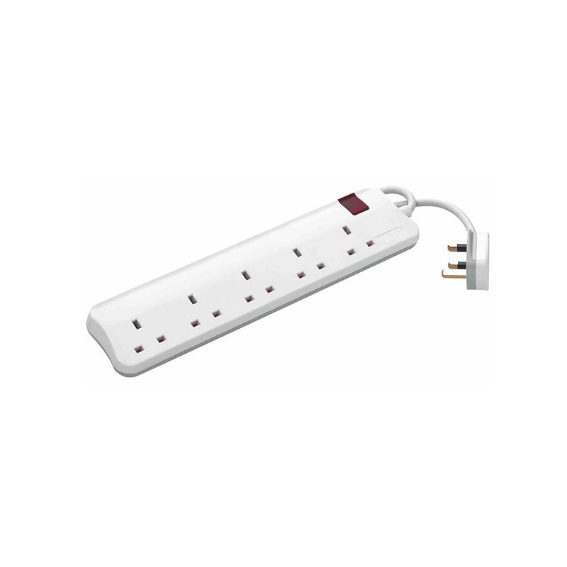 LEGRAND - British Standard Multi-Outlet Extension, 5x2P+E, 3m Cord - 2