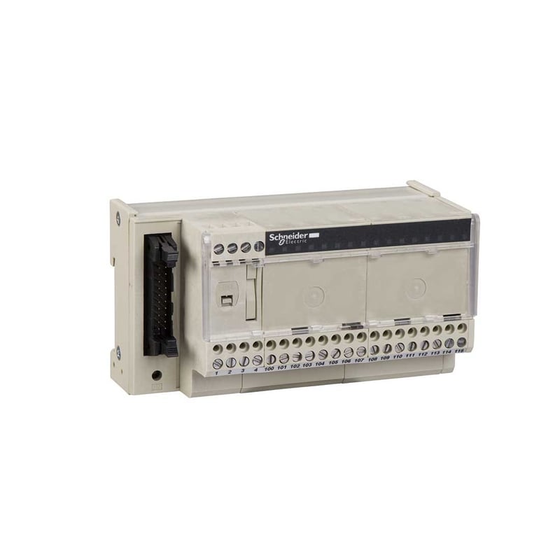 SCHNEIDER - Passive Connection Sub-Base Abe7, 16 Inputs Or Outputs, Led - 2