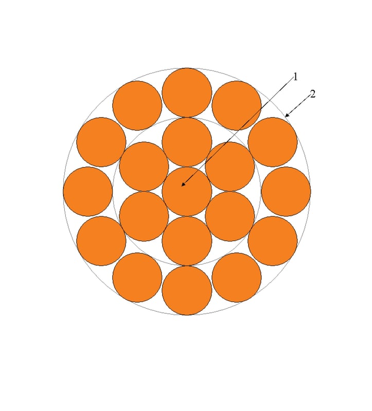 بحرة - سلك تأريض نحاس - غير معزول - مقاس 50 مم - 4
