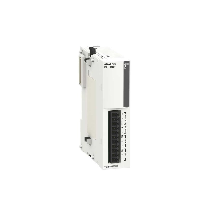 SCHNEIDER - Analog Input/Output Module M238, 2 Inputs Voltage/Current High Level, 1 Output - 2