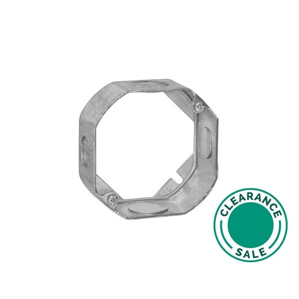 تصفية ستيل سيتي - حلقة خارجية، ثماني الأضلاع، 4 بوصة، 1-1/2 بوصة عميقة، 1/2 بوصة و 3/4 بوصة KO - 2