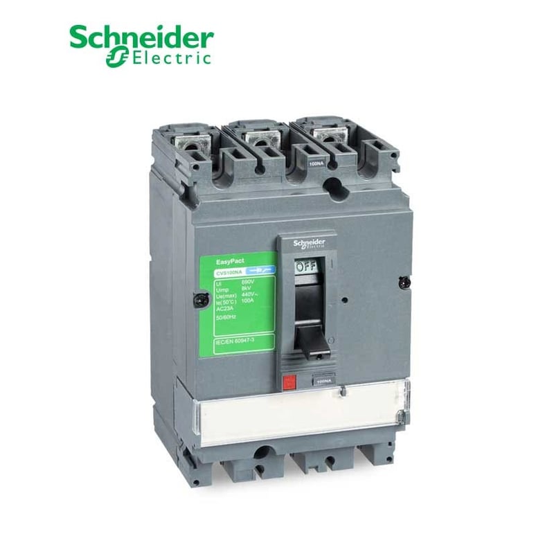 شنايدر - قاطع فصل 100 أمبير - EasyPact CVS100NA, 3 Poles, 100A, AC22A, AC23A - 2