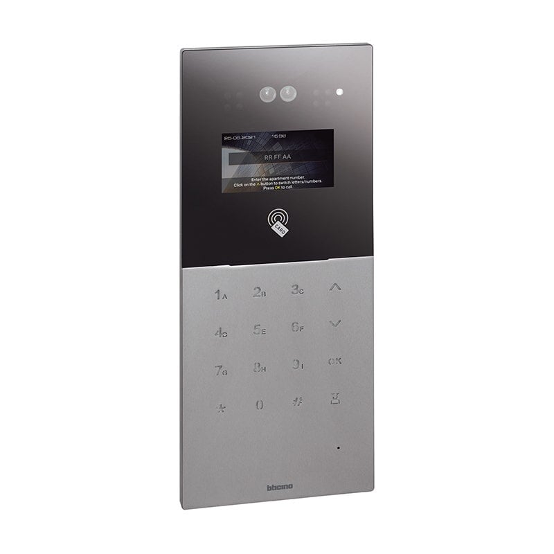 LEGRAND - Video Entrance Panel BTicino, with 4.3" Display and Keypad, to Make Calls and Enter Access Code, with Badge Reader - 2