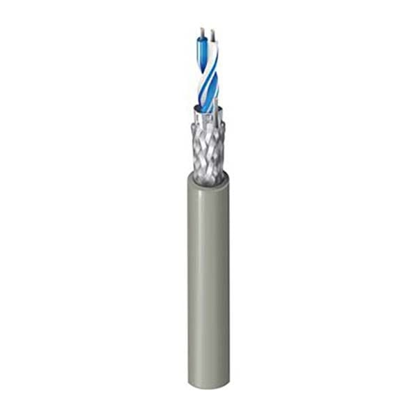 BELDEN - RS-485 Cable, 1P*24 AWG, TC, PE Insulation, Shielded, LSZH Jacket, CPR Dca, Grey - 2