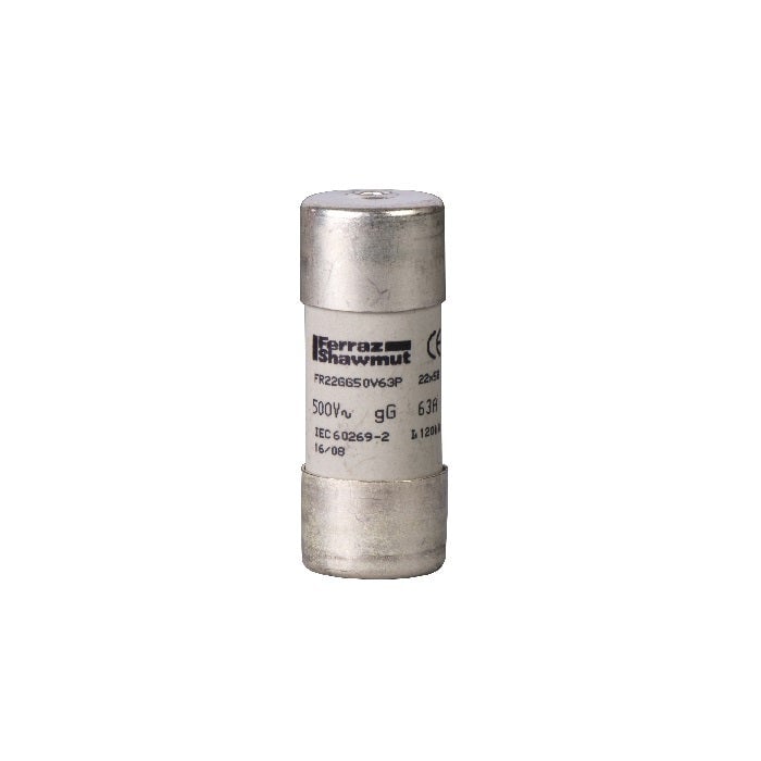 SCHNEIDER - NFC Cartridge Fuses, Tesys Gs, Cylindrical, 22mm x 58mm, Fuse Type Gg, 690 V AC, 10 A - 2