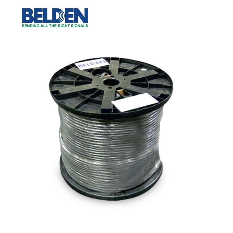 بلدن - كيبل سماعة - 4 خط - مقاس 22AWG - لون رمادي - 305 متر/اللفة - SECURITY ALRM CMR CU/PP/FS/PVC - 2