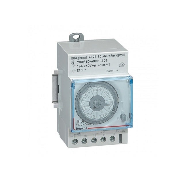 LEGRAND - Programmable time switch - weekly programme - 100h working reserve - 2