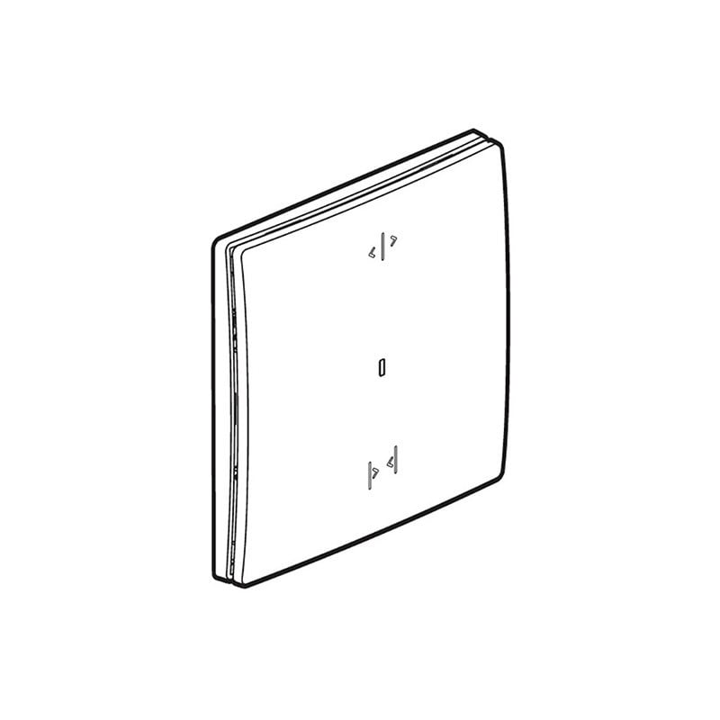 LEGRAND - Wireless Curtain/Roller Blind Switch, Mallia Senses, 1 Gang, Matt Black - 2