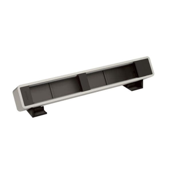 LEGRAND - Incara On-Desk Extension, Empty, 12 Modules, Aluminum-Black - 2
