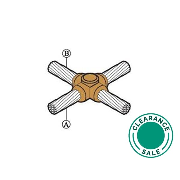 تصفية فيرس - قالب اتصال "X"، كابل إلى كابل، 70-70 مم - 2